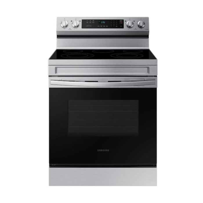 Samsung 6.3-cu ft Freestanding Smart Electric Range NE63A6311SS/AA